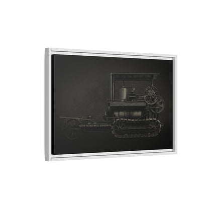 Vintage Holt Crawler Photo Wall Art on Canvas | Industrial Artwork