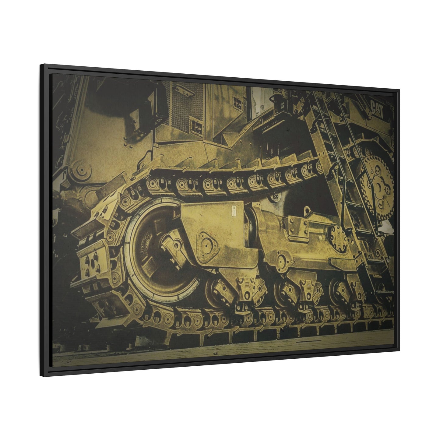 Big D11 Dozer Detail | Photo Art on Framed Canvas