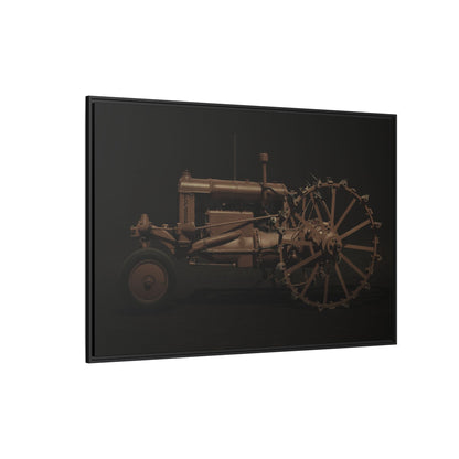 Vintage Ford Fordson Steel Wheel Photo Wall Art on Framed Canvas