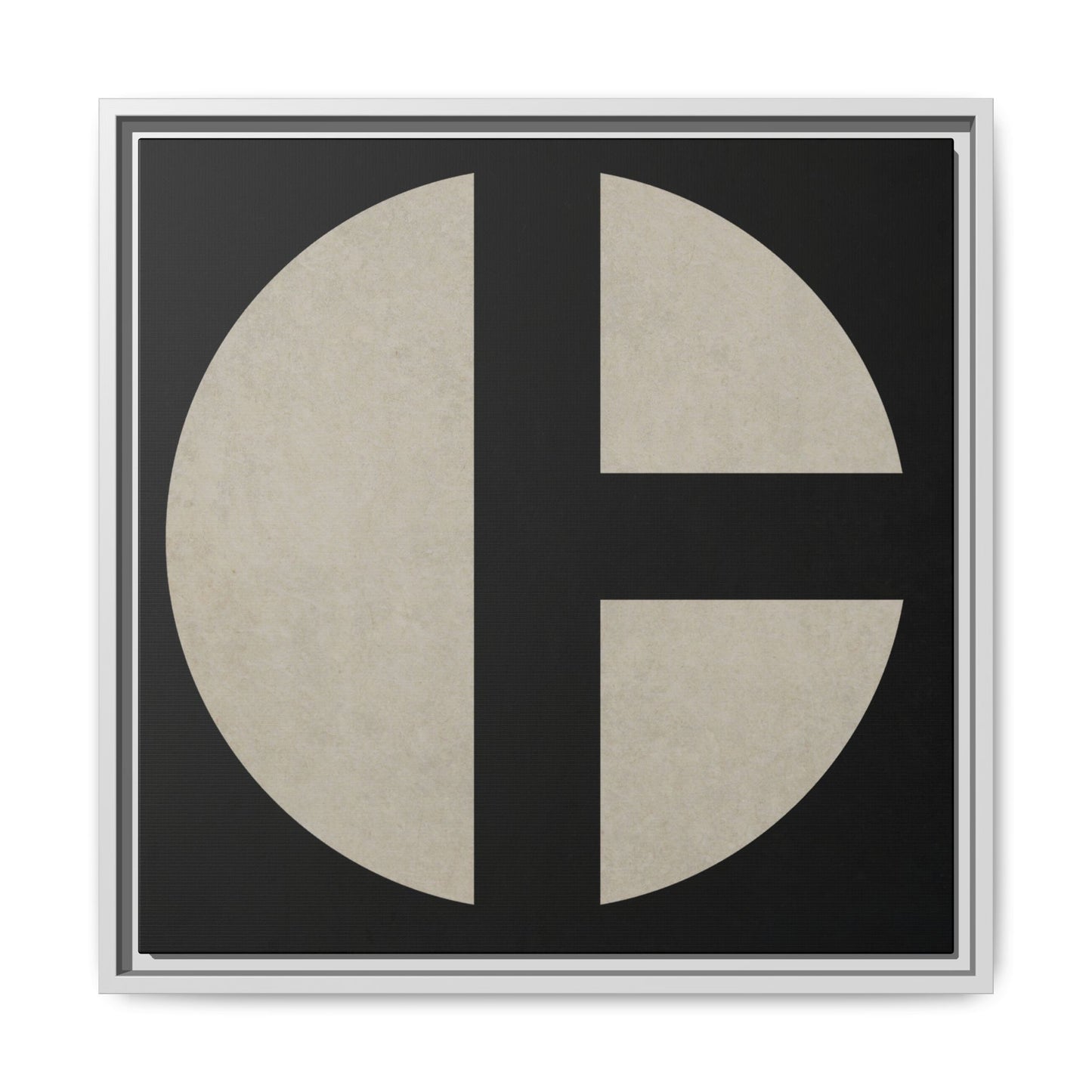 C Moon - CLEAN  | Framed Wall Art on Stretched Canvas