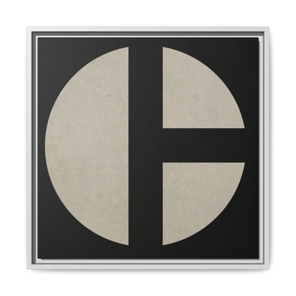 C Moon - CLEAN  | Framed Wall Art on Stretched Canvas
