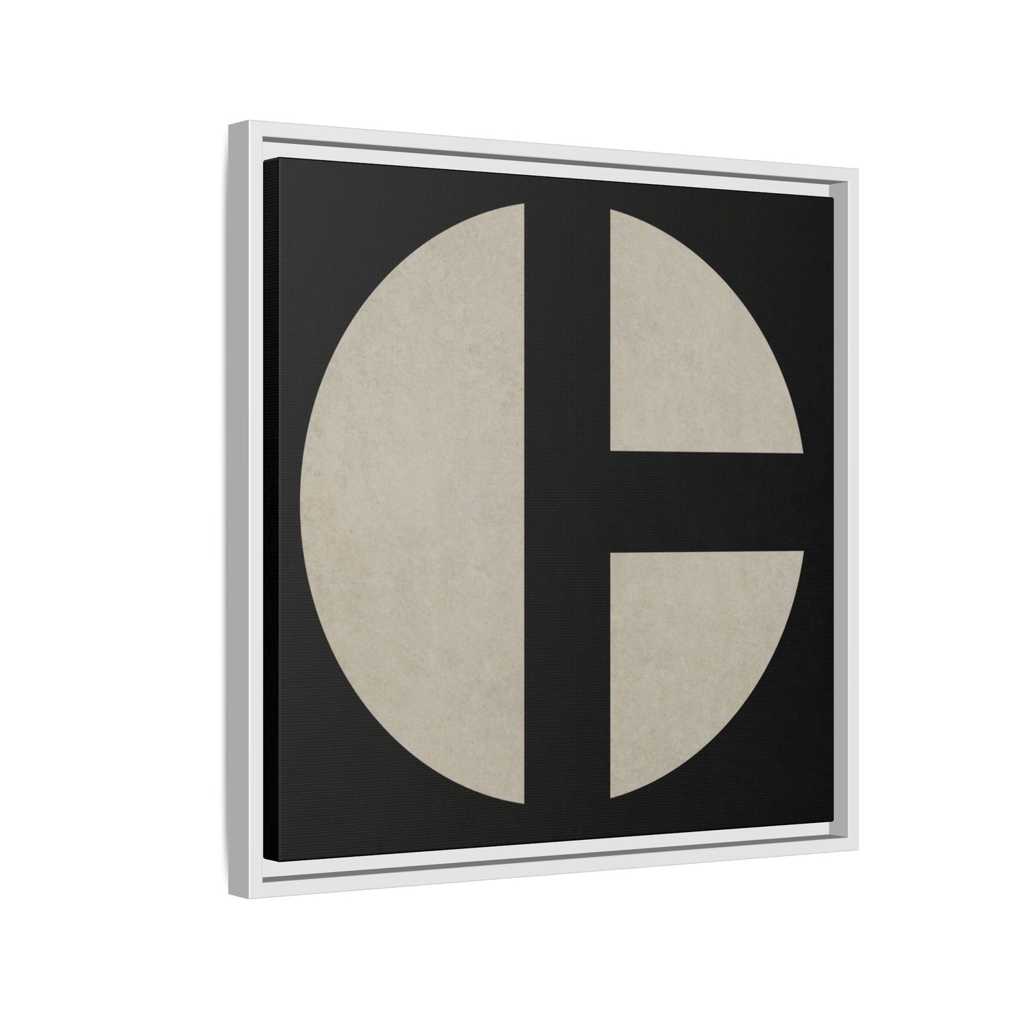 C Moon - CLEAN  | Framed Wall Art on Stretched Canvas