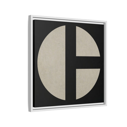 C Moon - CLEAN  | Framed Wall Art on Stretched Canvas