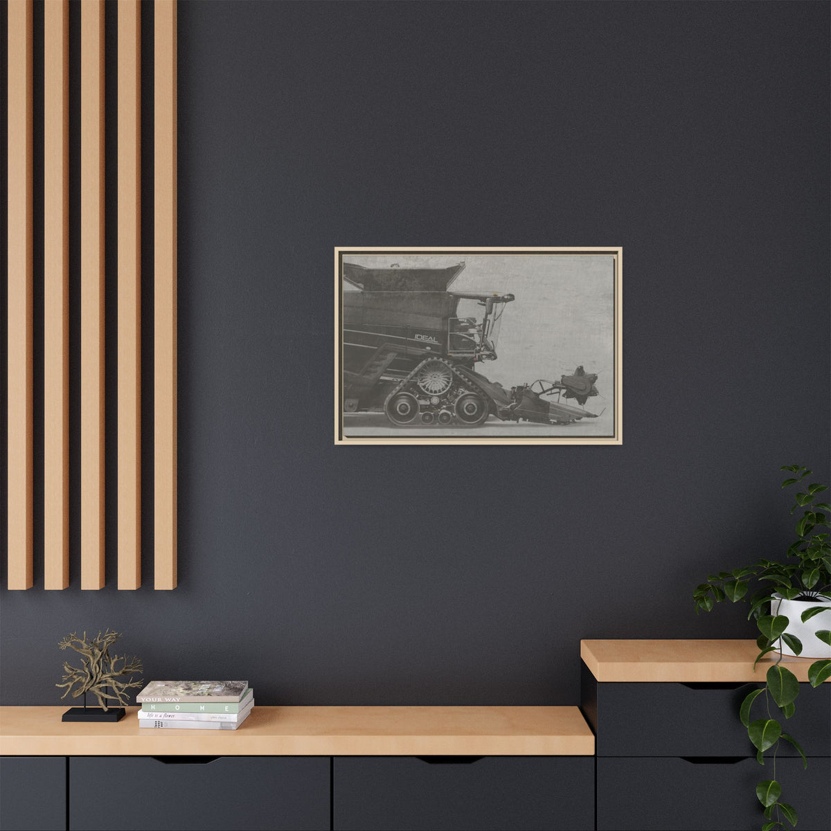 Fendt Ideal Side View | Framed Photo Wall Art on Canvas