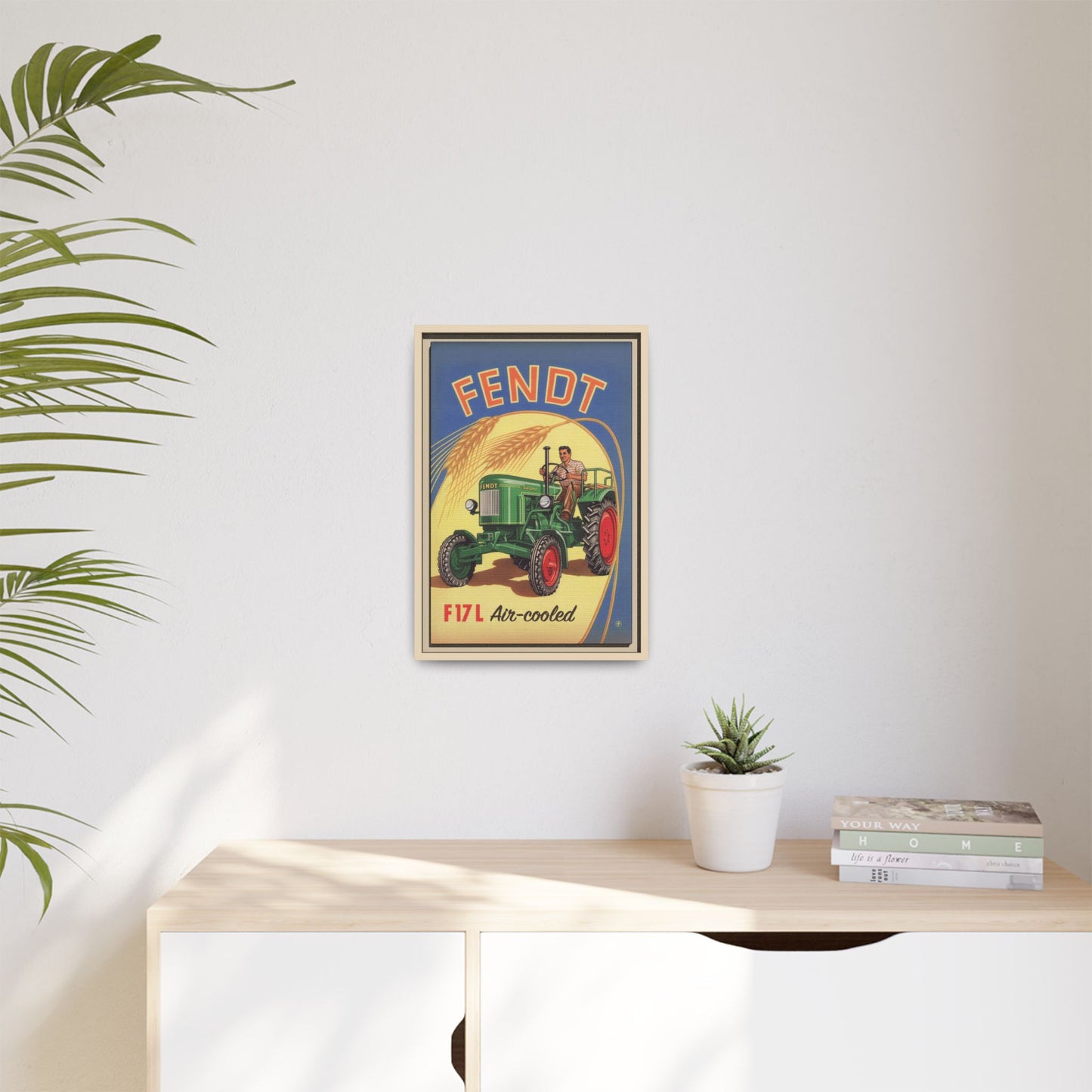 Vintage Fendt 12HP Advertisement | Wall Art on Framed Canvas