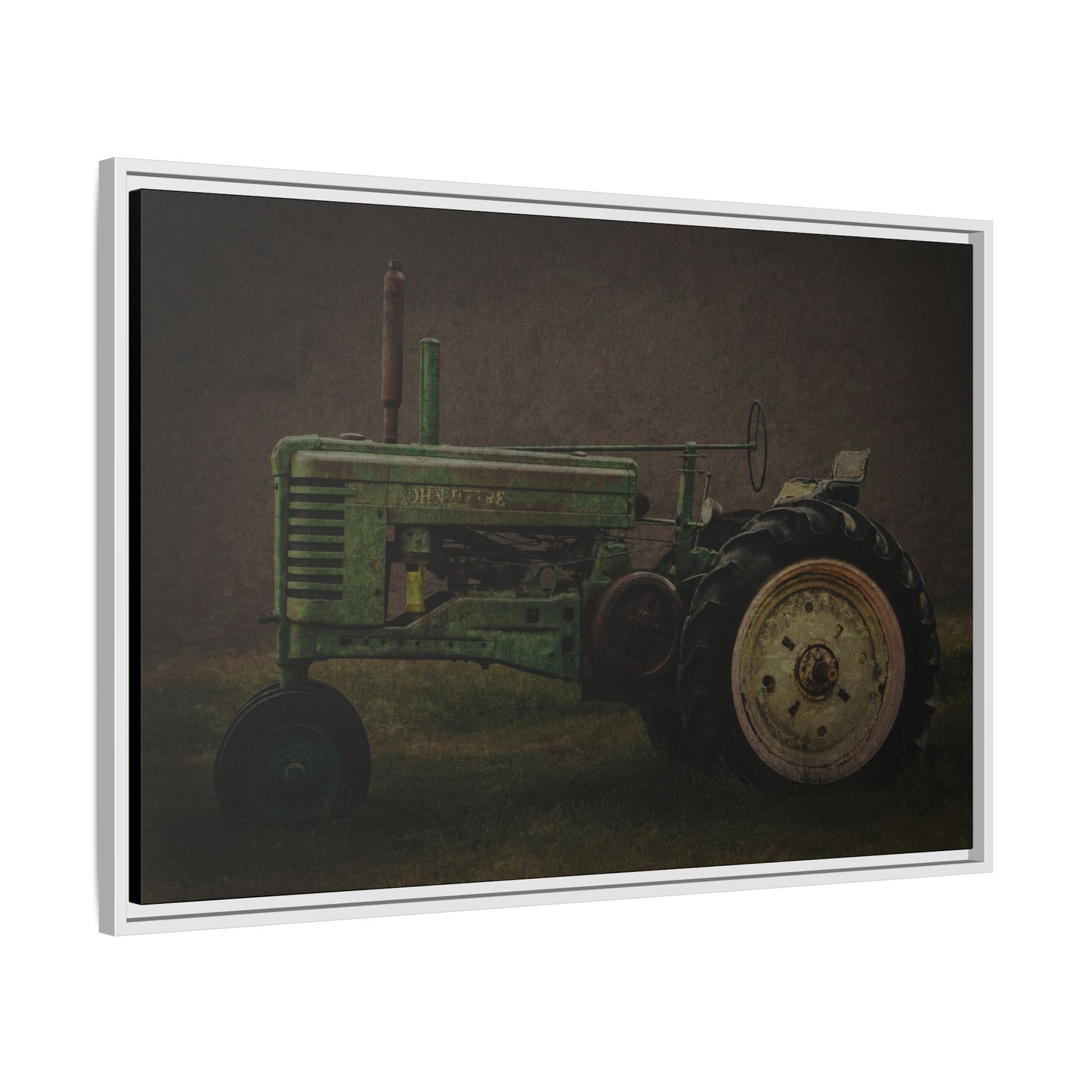 Vintage John Deere G | Framed Wall Art on Stretched Canvas