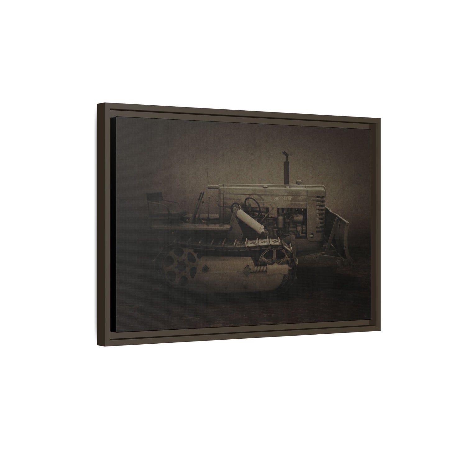 Vintage John Deere MC | Framed Wall Art on Stretched Canvas