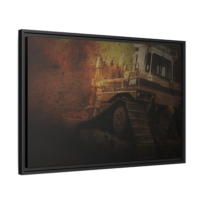 D10 Dramatic Dozer | Framed Wall Art on Stretched Canvas