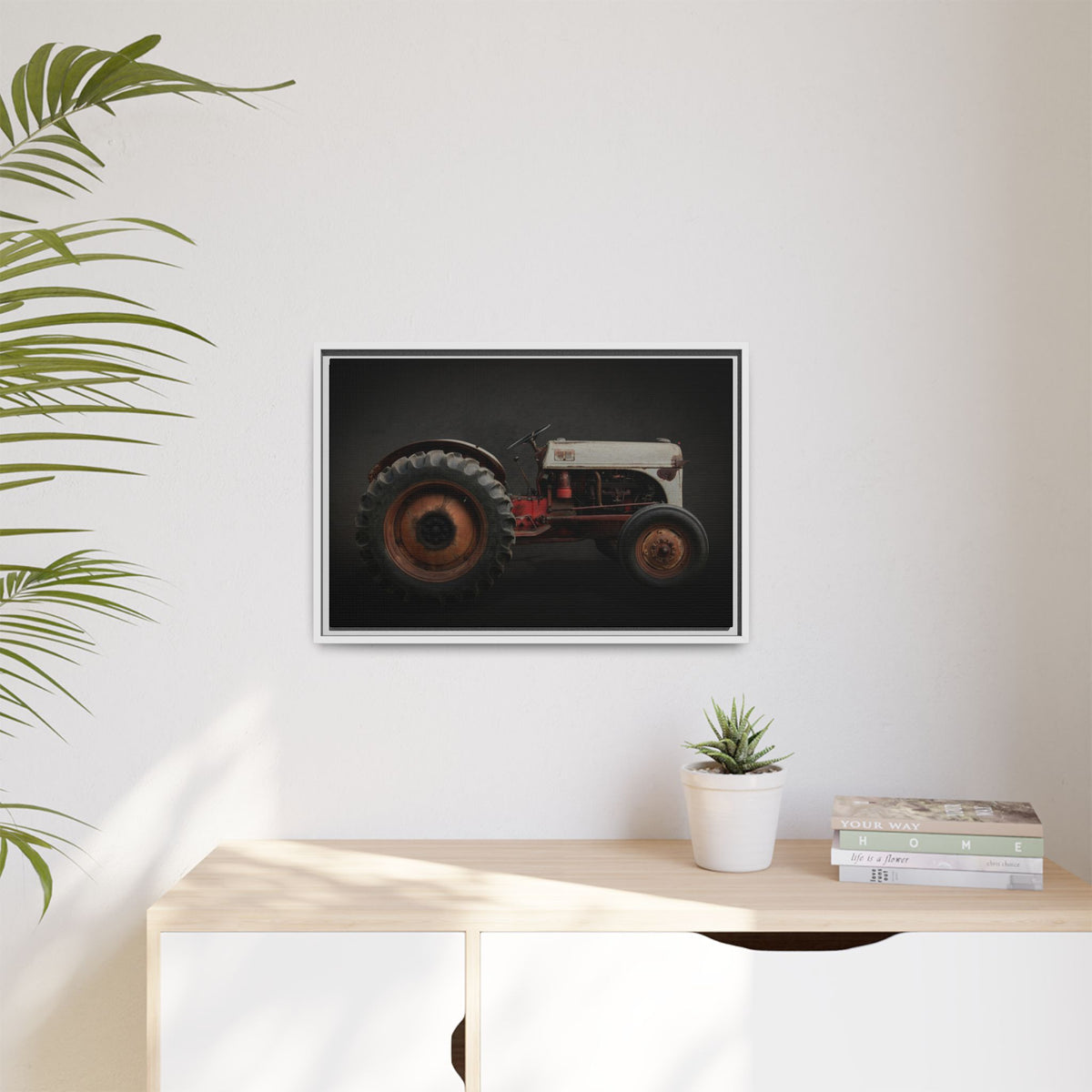 Vintage Ford 8N Tractor Photo Wall Art on Canvas