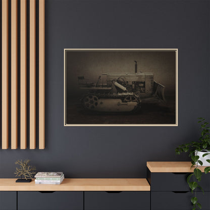 Vintage John Deere MC | Framed Wall Art on Stretched Canvas