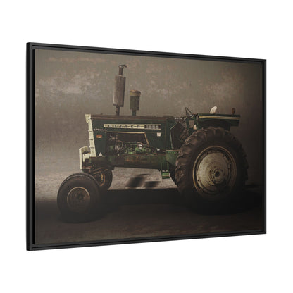 Classic Oliver 1855 Tractor | Framed Wall Art on Stretched Canvas