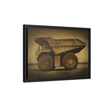 Big Wheel 795 Hauler Photo Art on Framed Canvas