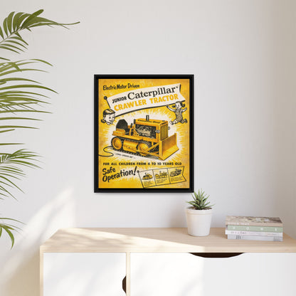 Junior Crawler Vintage Advertisement Art | Framed Wall Art on Canvas