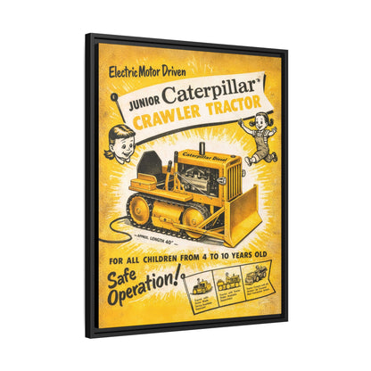 Junior Crawler Vintage Advertisement Art | Framed Wall Art on Canvas