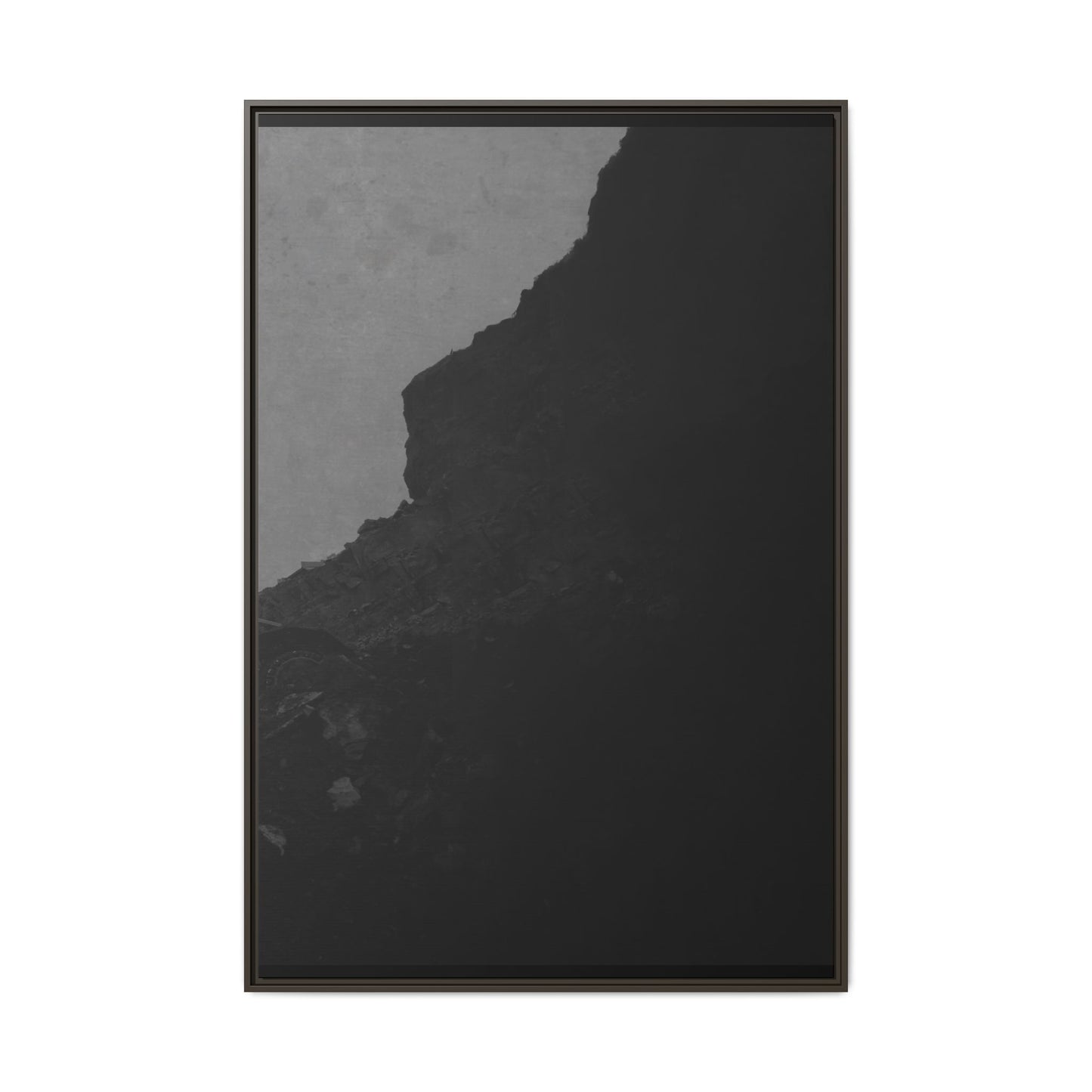 Copy of Excavator Triptych Right Jondo | Matte Canvas Print (Framed)