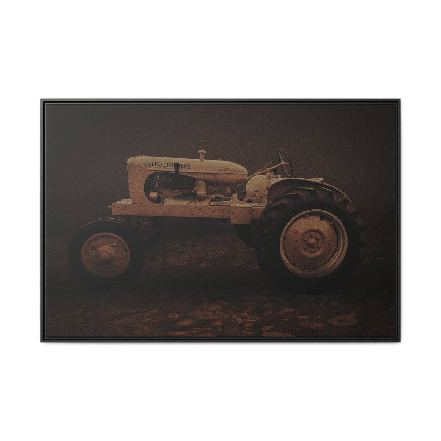 Vintage Allis Chalmers WC | Framed Wall Art on Stretched Canvas