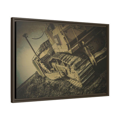 D7E Pushing Incline  | Photo Art on Framed Canvas