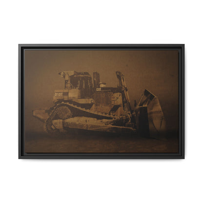 Classic Crawler D10T Photo Wall Art on Canvas