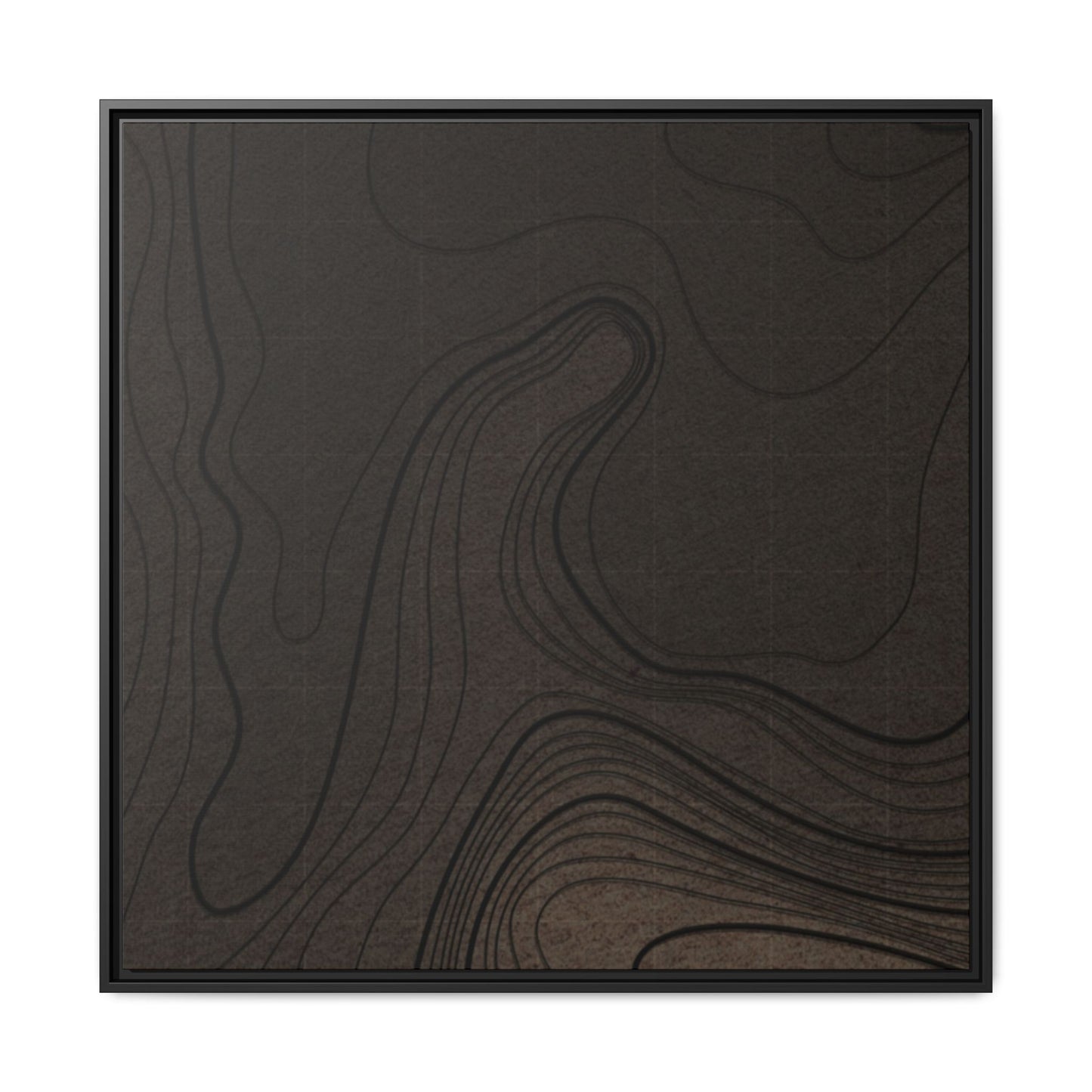Dramatic Excavator Reach Tryptich - Left Panel - Matte Framed Canvas