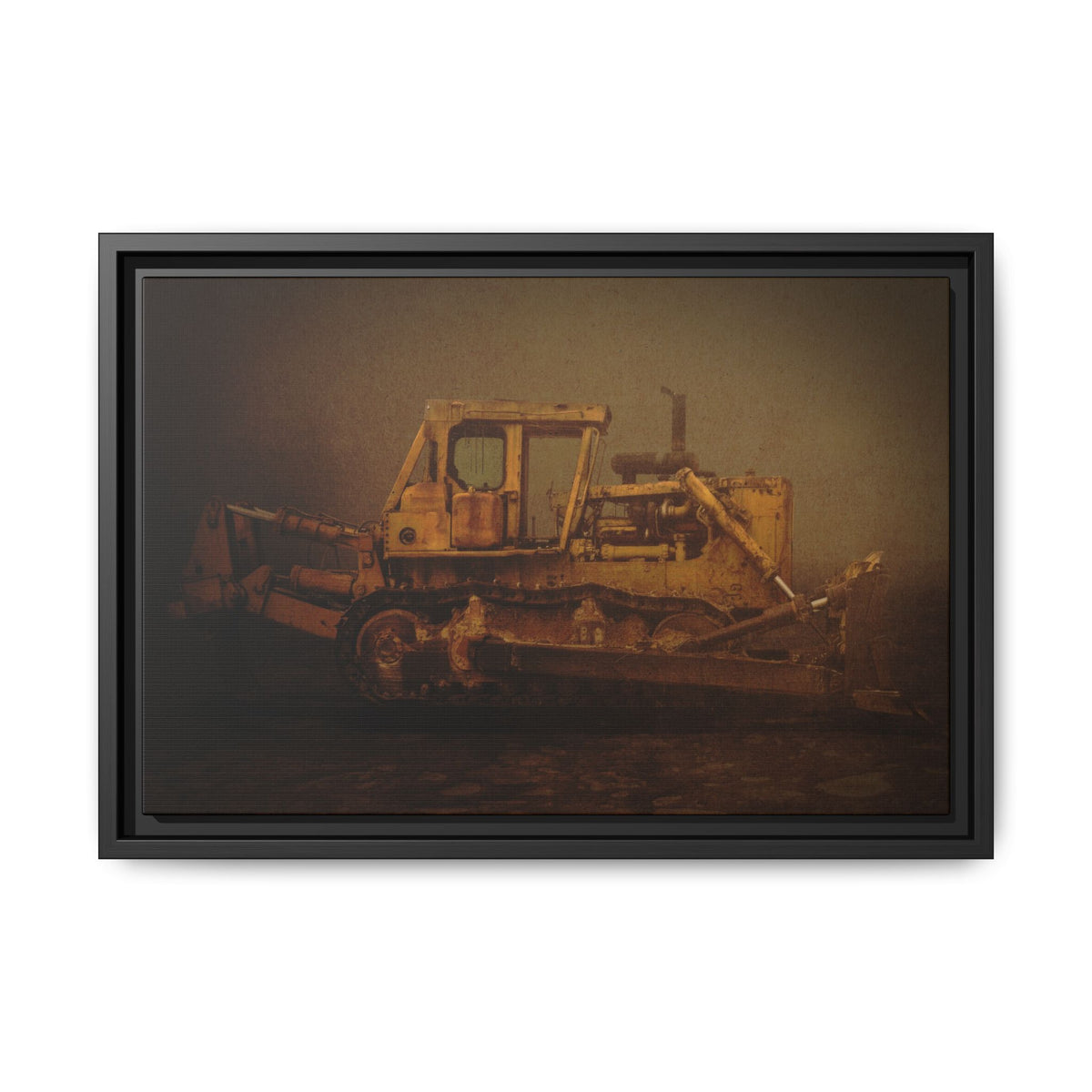 Classic D8 Dozer | Framed Wall Art on Stretched Canvas