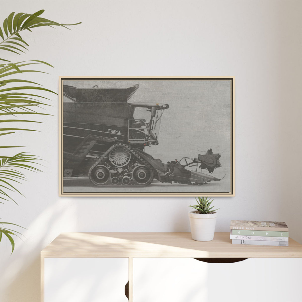 Fendt Ideal Side View | Framed Photo Wall Art on Canvas