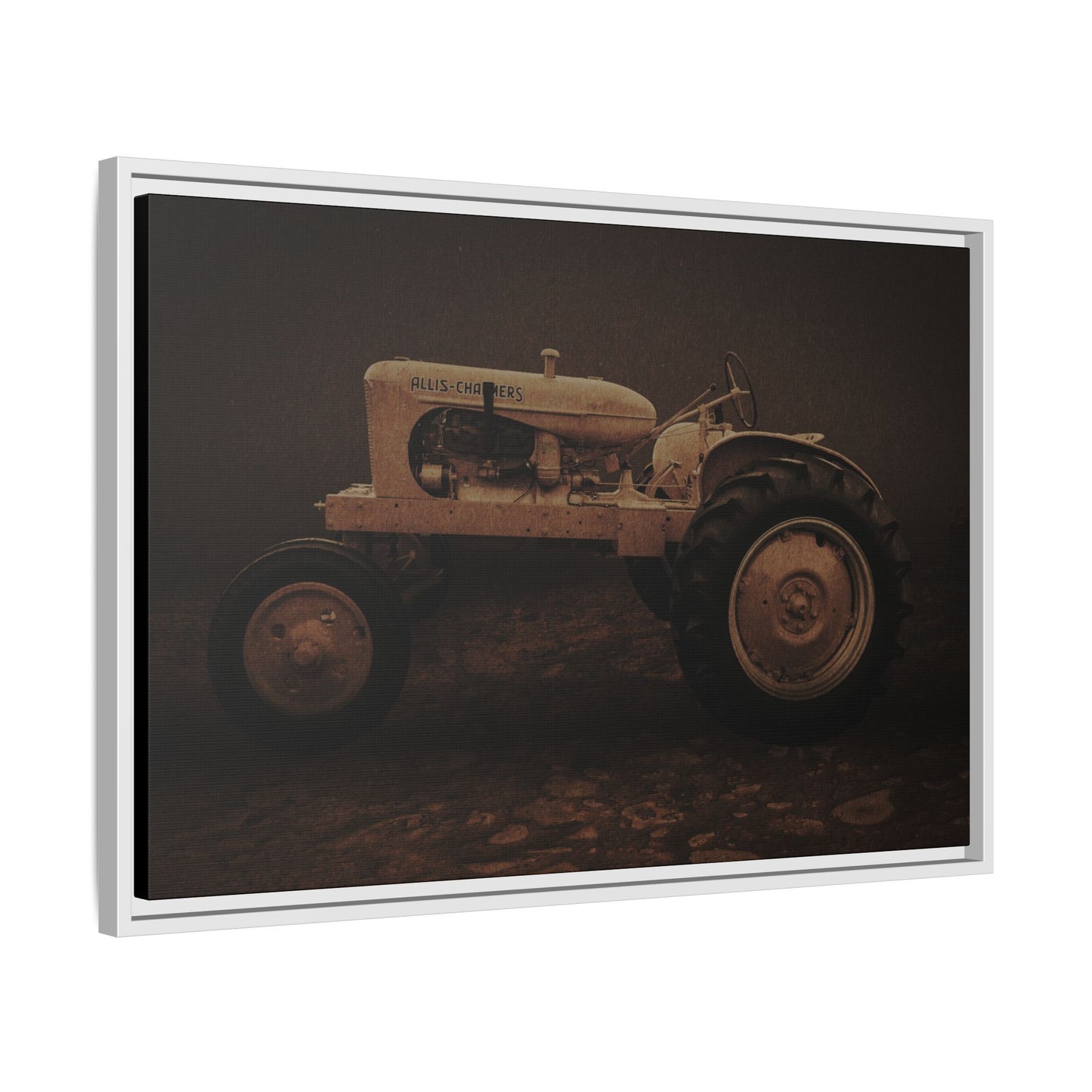 Vintage Allis Chalmers WC | Framed Wall Art on Stretched Canvas