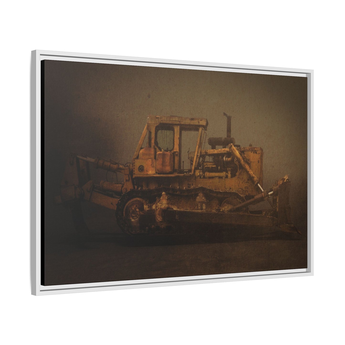 Classic D8 Dozer | Framed Wall Art on Stretched Canvas