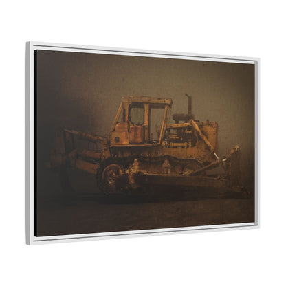 Classic D8 Dozer | Framed Wall Art on Stretched Canvas
