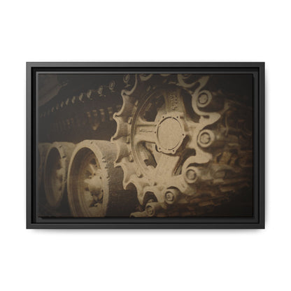 Weathered Crawler CloseUp | Framed Wall Art on Stretched Canvas