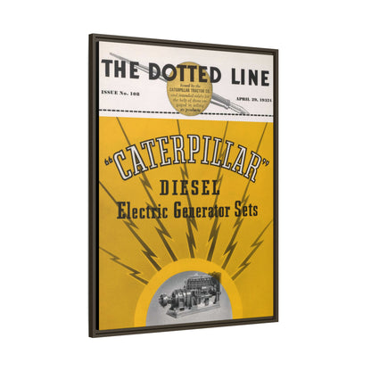 Electric Diesel Generator Sets | Matte Canvas Framed Wall Art