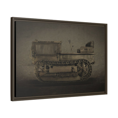 Vintage Crawler 10 'TEN' Tractor | Photo Wall Art on Framed Canvas
