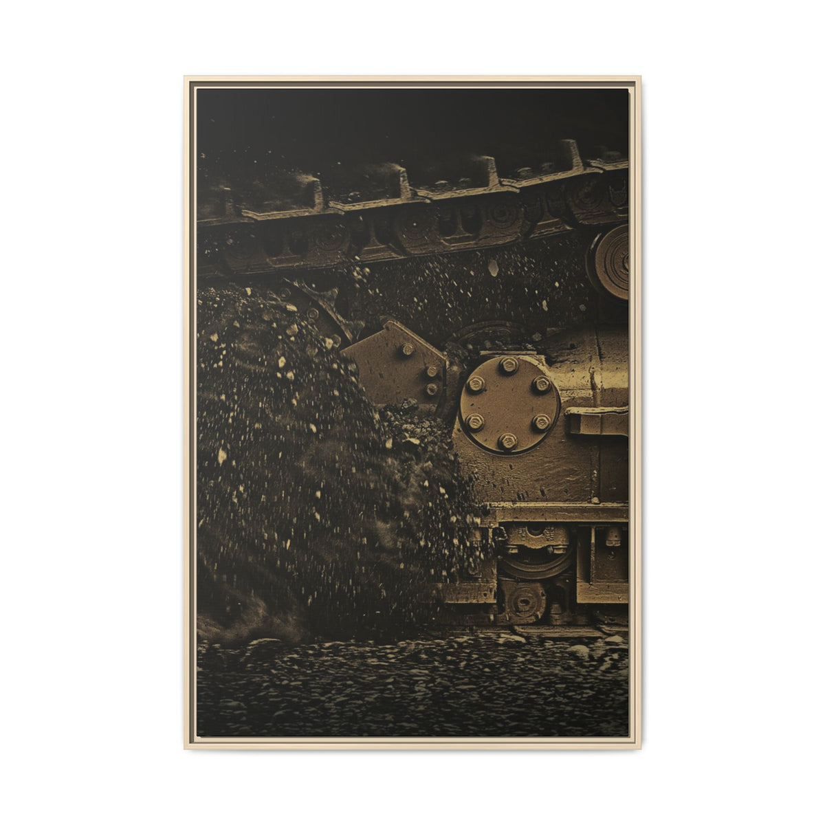Copy of Dramatic Undercarriage | FRAMED |  Center Panel