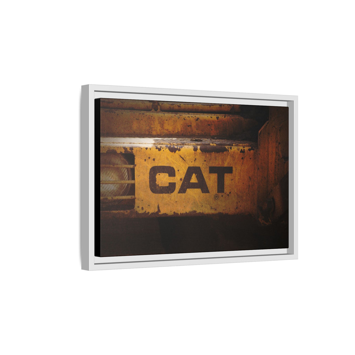 Big Yellow Detail | Framed Wall Art on Canvas