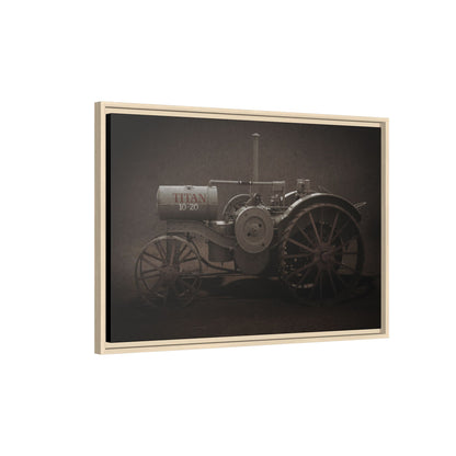 Vintage International Titan 10-20 Tractor | Framed Wall Art on Stretched Canvas