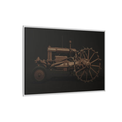 Vintage Ford Fordson Steel Wheel Photo Wall Art on Framed Canvas