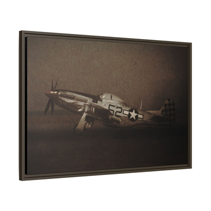 P-51 MUSTANG | Framed Wall Art on Stretched Canvas