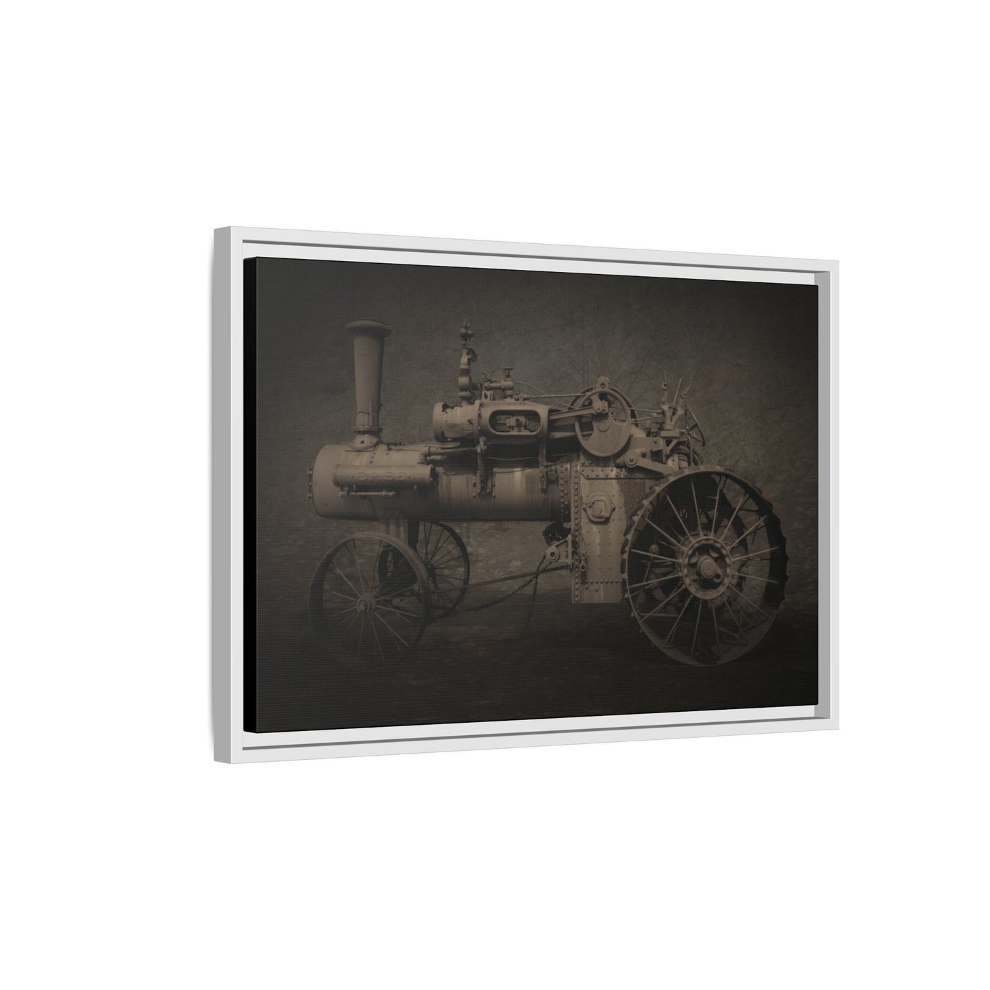 Vintage CASE 65 HP Tractor Photo Wall Art on Canvas