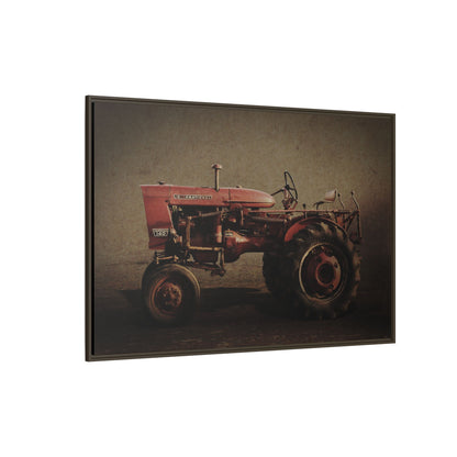 Vintage Farmall Model 140 Tractor | Framed Wall Art on Stretched Canvas