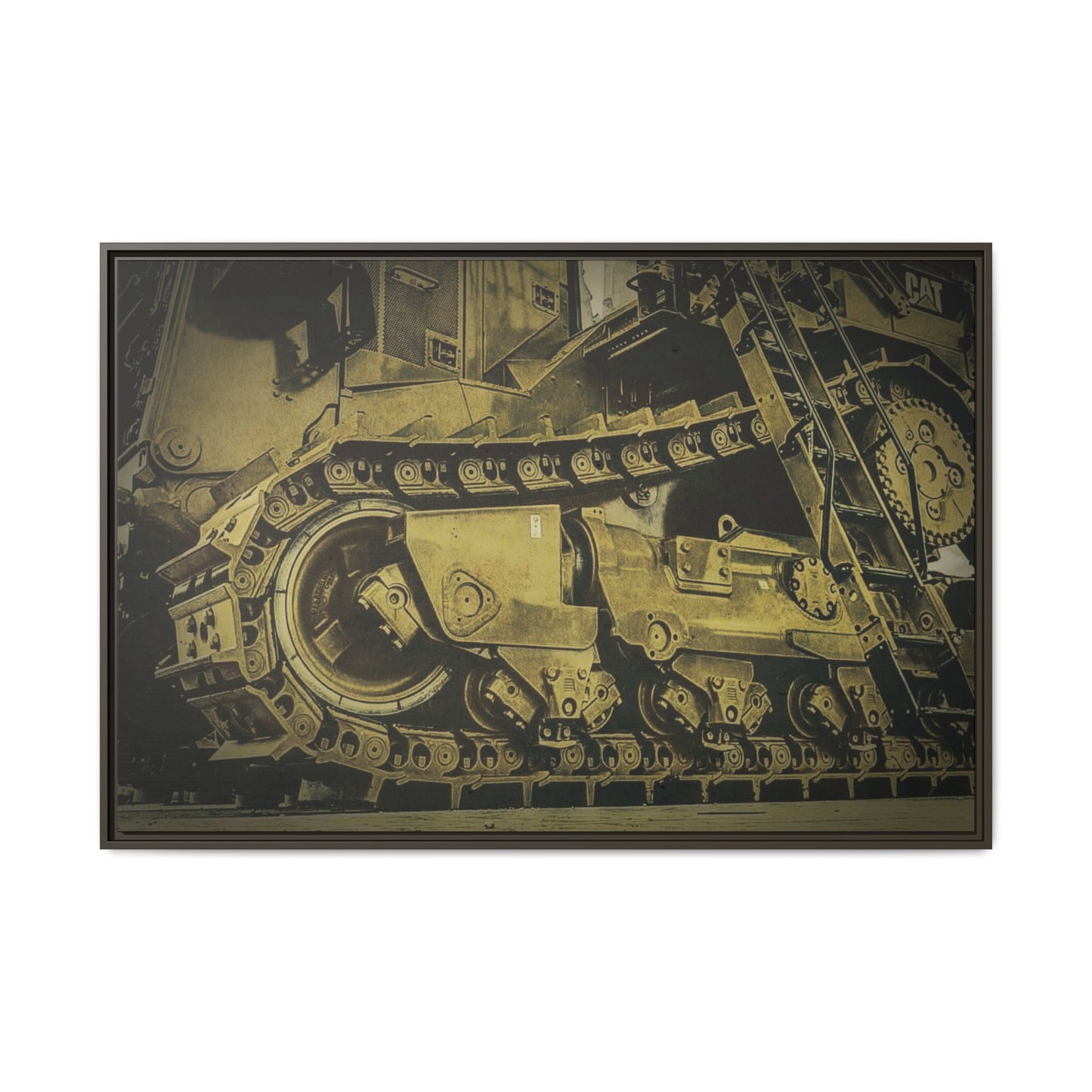 Big D11 Dozer Detail | Photo Art on Framed Canvas