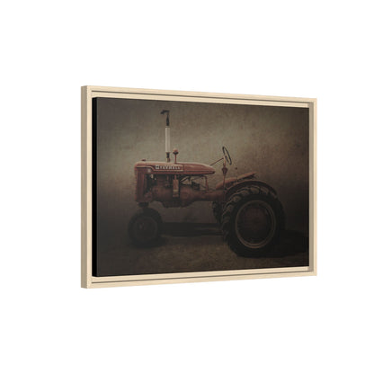 Vintage Farmall Model B Tractor | Framed Wall Art on Stretched Canvas