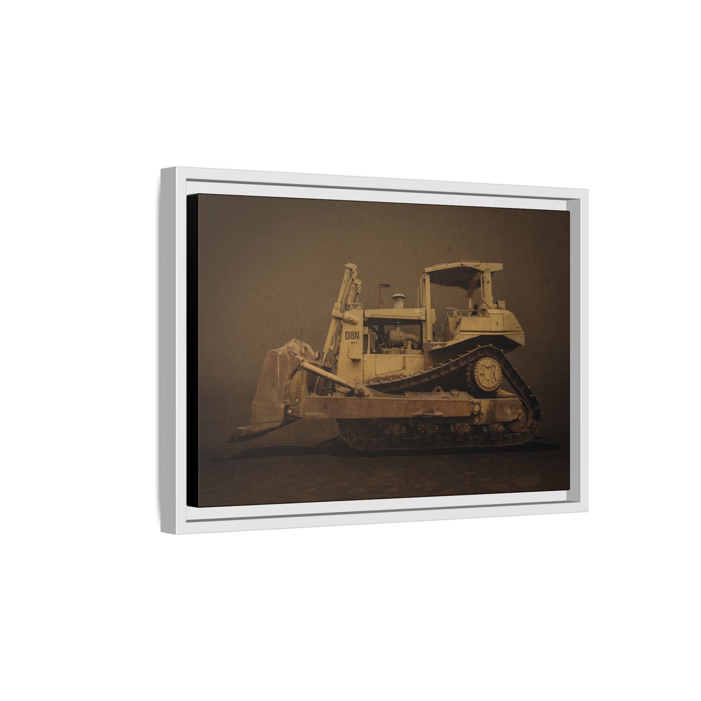 Legacy D8N Dozer Photo Wall Art on Framed Canvas | Industrial Artwork