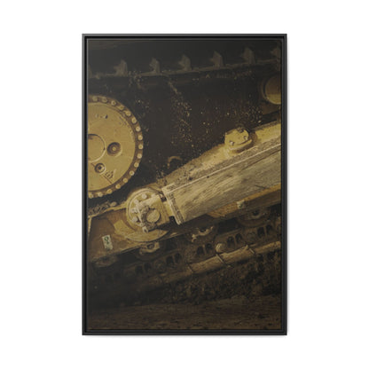 D6 Undercarriage Closeup Triptych| Framed | Right Panel