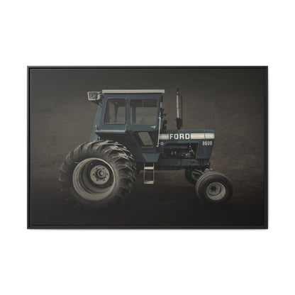 Vintage Ford 8600 Tractor Photo Wall Art on Canvas