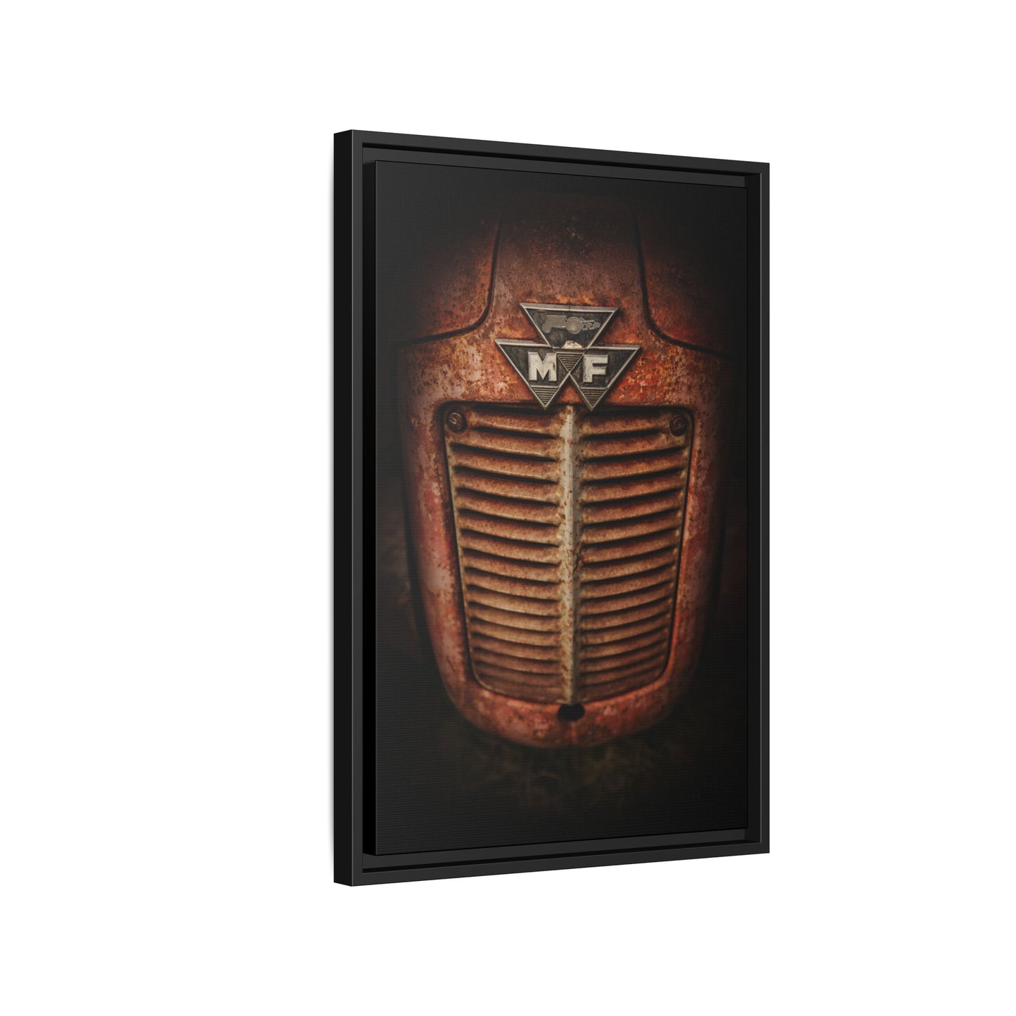 Vintage Rusty Massey Grill on Canvas