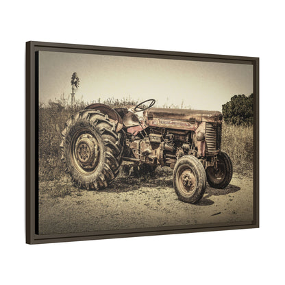 Vintage Massey Ferguson MF 35 - Framed Wall Art on Canvas