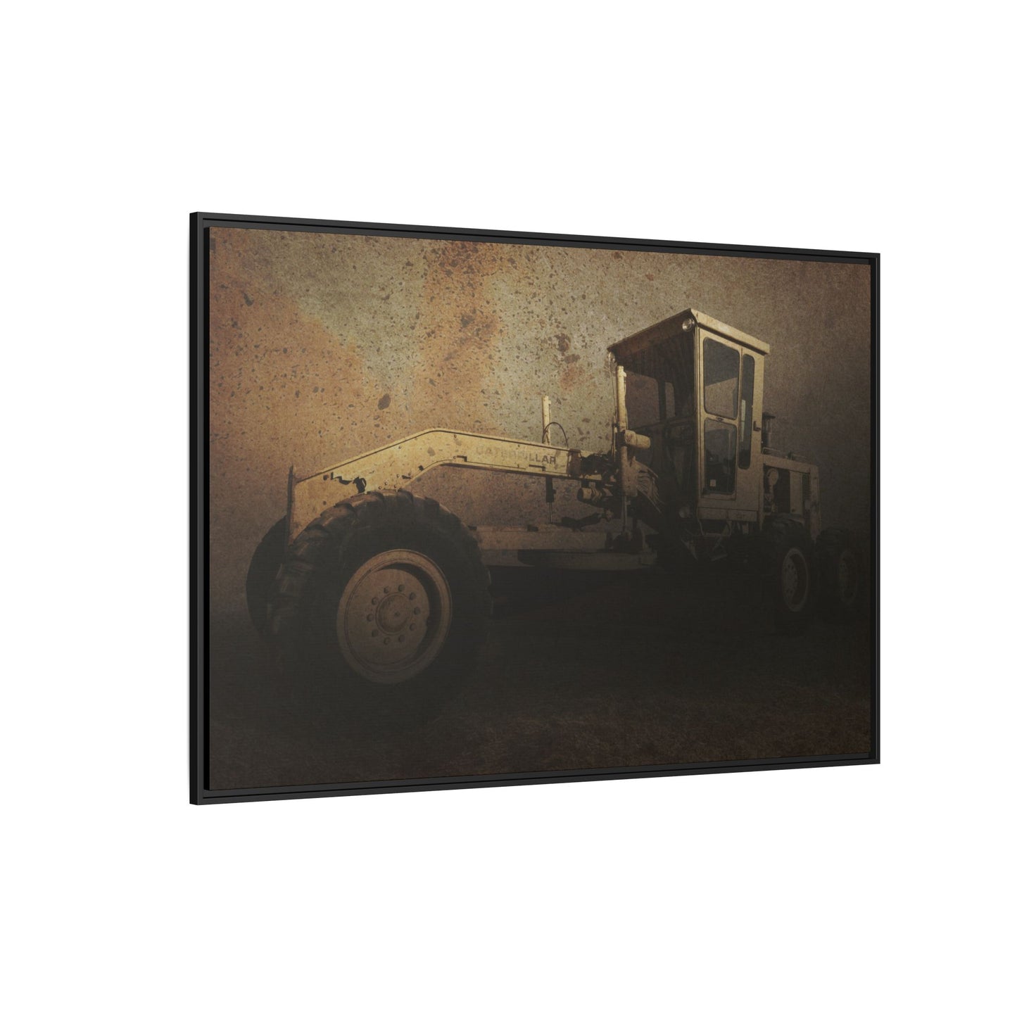 Classic 120G Motorgrader Action| Framed Wall Art on Canvas