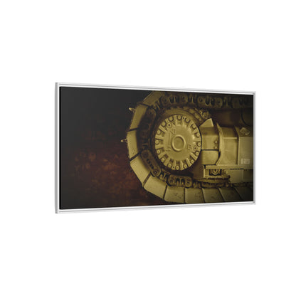 Dramatic Dozer Tracks | Photo Wall Art on Canvas