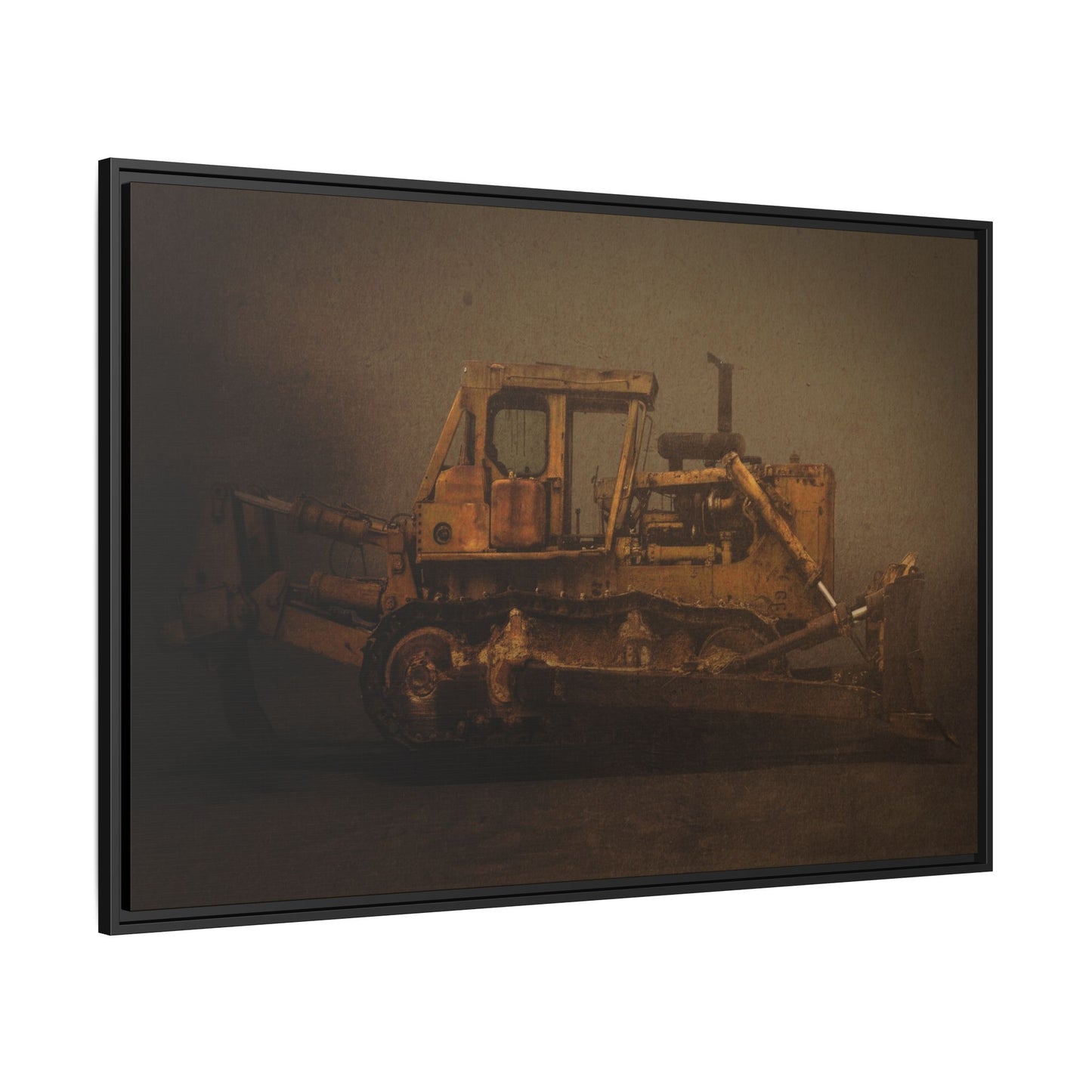 Classic D8 Dozer | Framed Wall Art on Stretched Canvas