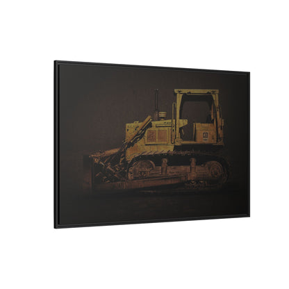 Classic D6D Dozer | Framed Wall Art on Stretched Canvas