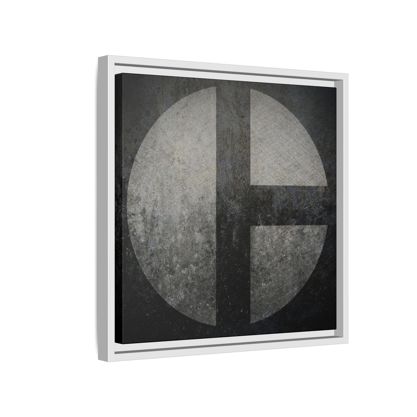 C Moon  | Framed Wall Art on Stretched Canvas